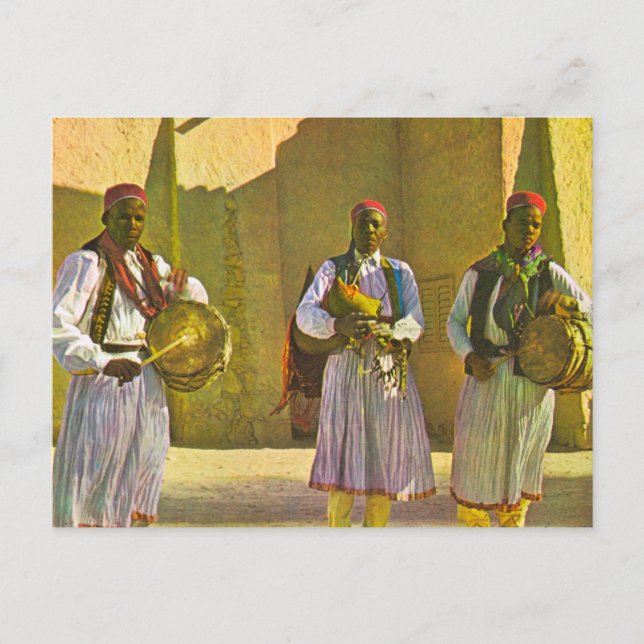 Libyen, Oase von Ghadames Postkarte (Vorderseite)