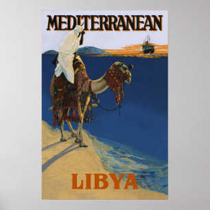 Libyen-Reiseposter Poster