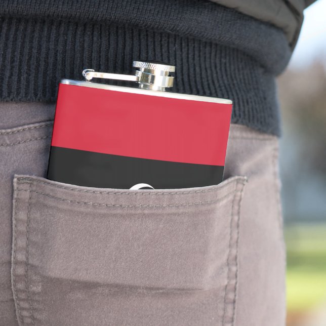 Libyenflagge Flachmann (Beispiel)