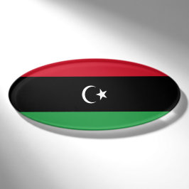 Libyenflagge Namenschild