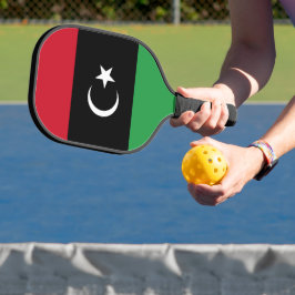 Libyenflagge Pickleball Schläger