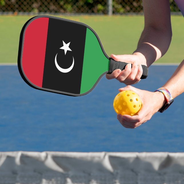 Libyenflagge Pickleball Schläger (InSitu)