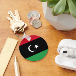 Libyenflagge Schlüsselanhänger
