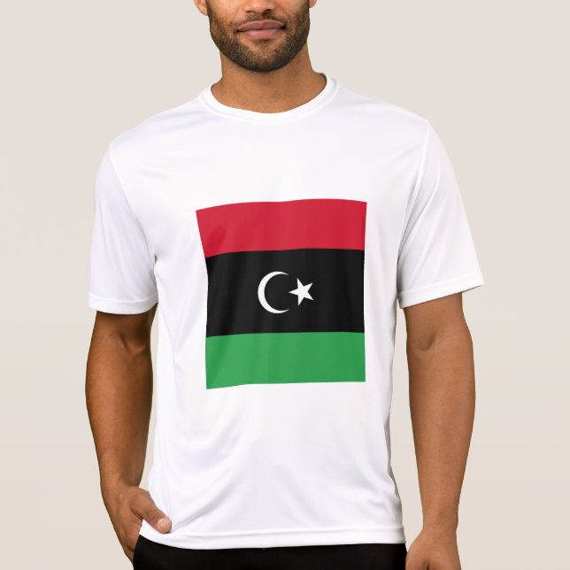 Libyenflagge T-Shirt (Vorderseite)