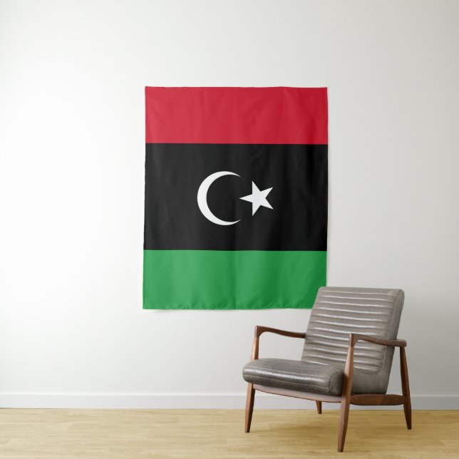 Libyenflagge Wandteppich (Beispiel)
