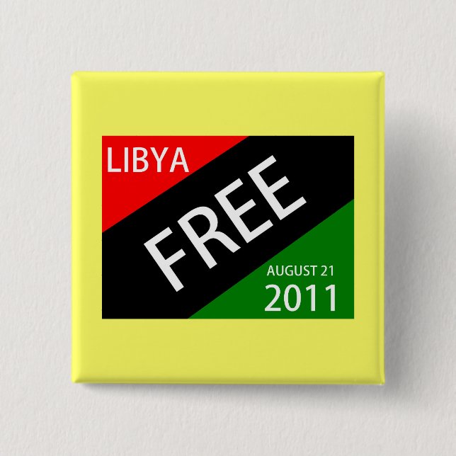 LIBYENFREIER AUGUST 21 2011 BUTTON (Vorderseite)