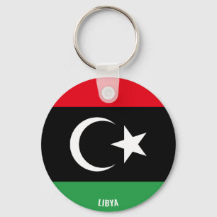 Libysche Flagge Charming Patriotic Schlüsselanhänger