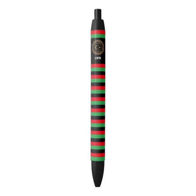 Libysche Flagge Niedlich Patriotisch Kugelschreiber (Vorderseite Vertikal)