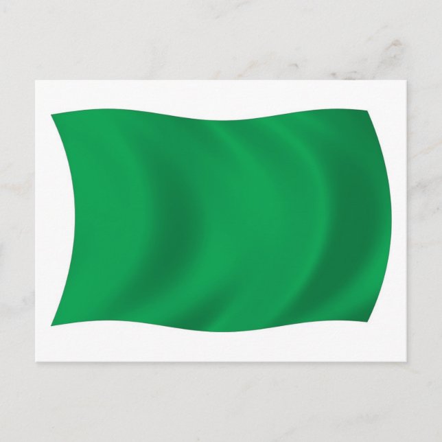 Libysche Flagge Postkarte (Vorderseite)