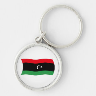 Libysche Flagge Schlüsselanhänger