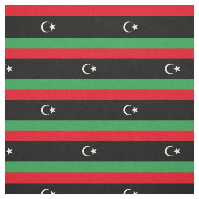 libysche Flagge Stoff (Muster)