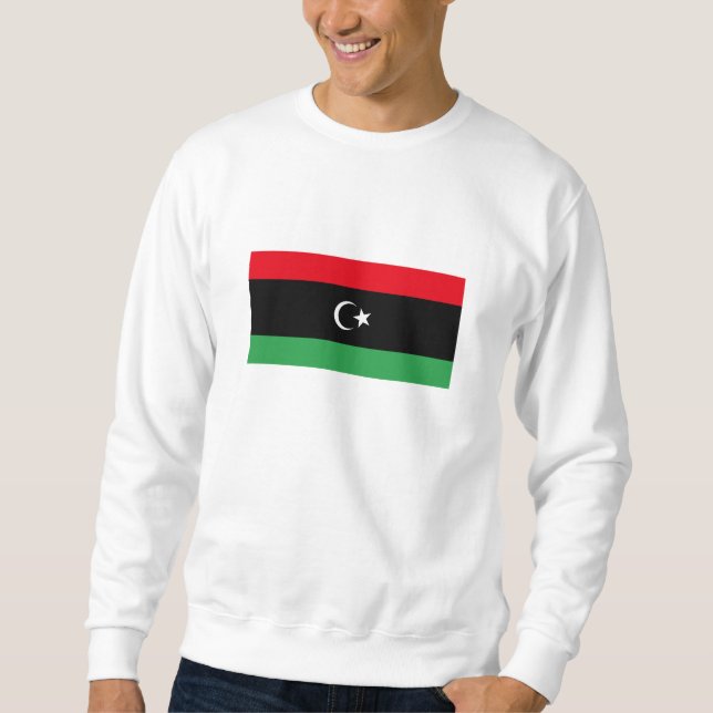 libysche Flagge Sweatshirt (Vorderseite)