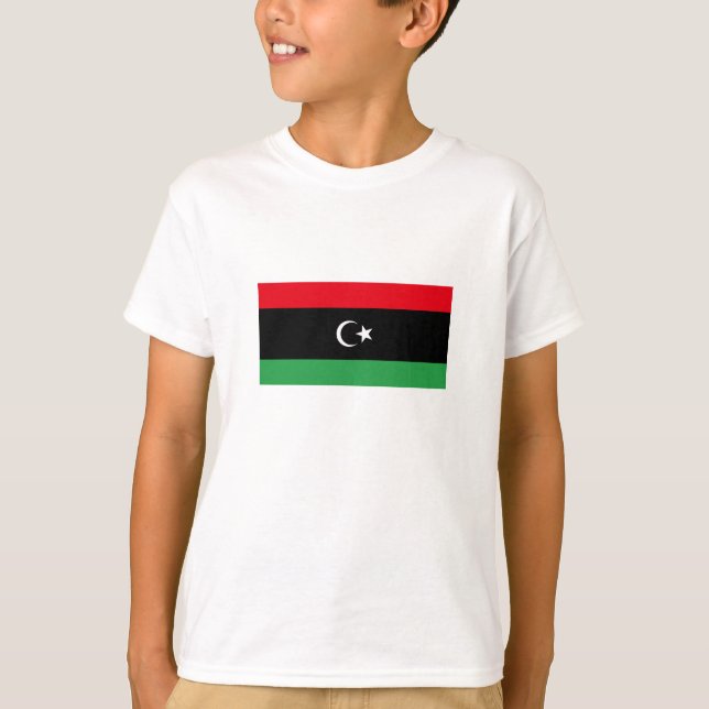 libysche Flagge T-Shirt (Vorderseite)