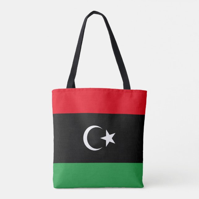 libysche Flagge Tasche (Rückseite)