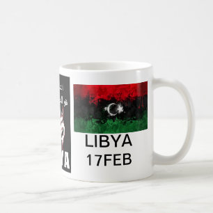 Libysches Blut ist die rote Linie Kaffeetasse