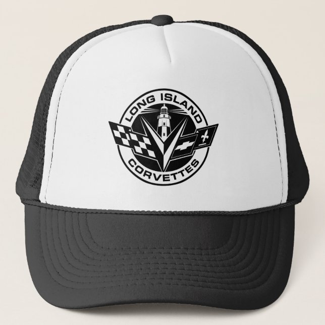 LIC© Vettes Car Club Logo Trucker Hat Truckerkappe (Vorderseite)