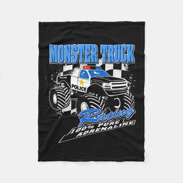 Lice Monster Truck  Fleecedecke (Vorderseite)