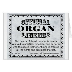 Licence d'organe