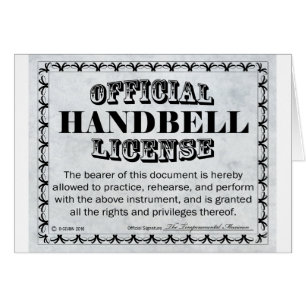 Licence Handbell