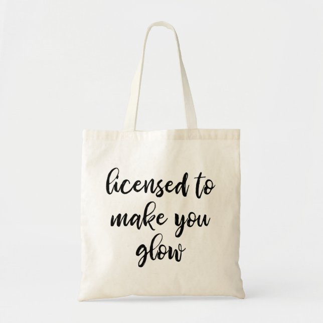 Licensed Esthetician Tote Bag Tragetasche (Vorne)
