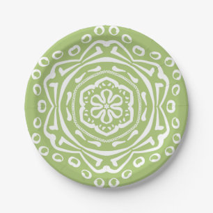 Lichen Mandala Pappteller