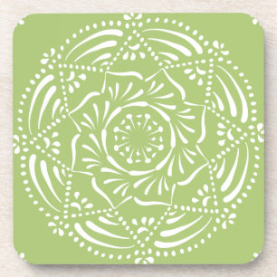 Lichen Mandala Untersetzer