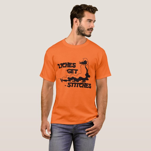"Liches erhalten Stich-" T - Shirt (Vorne ganz)