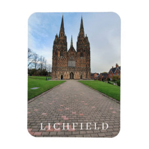 Lichfield Cathedral View Kühlschrankmagnet Magnet