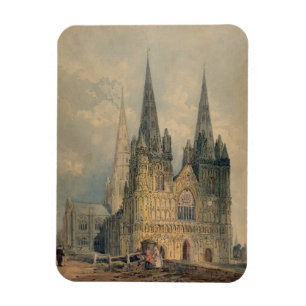 Lichfield Kathedrale, Staffordshire, 1794 (w/c Magnet