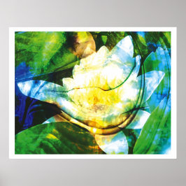 Licht Abstrakt 11: Herztempel Poster