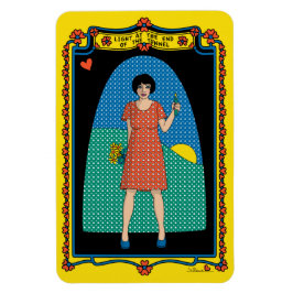 Licht am Ende des Kühlschranks Tunnel_B_4x6 Magnet