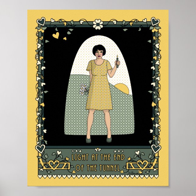 Licht am Ende des Tunnels_8x10-Posters Poster (Vorne)