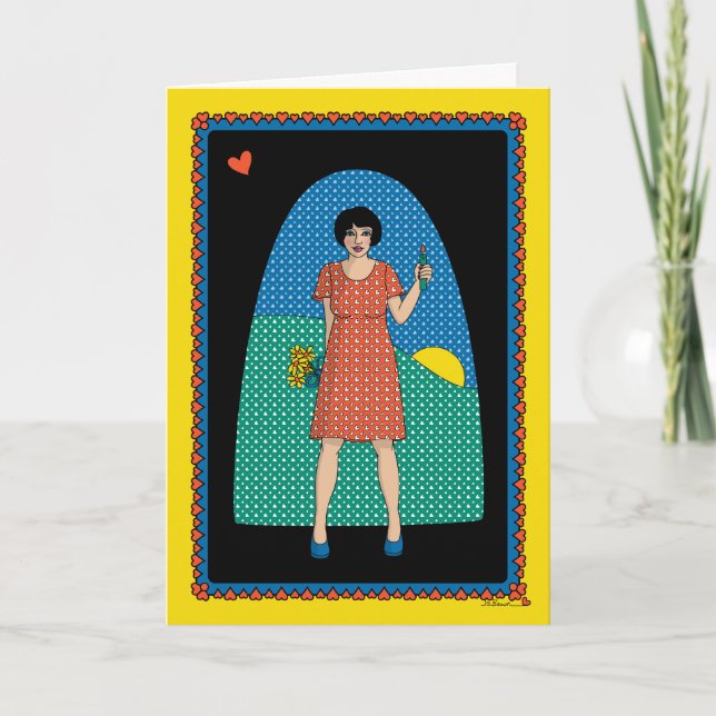 Licht am Ende des Tunnels_B_Greeting Karte (Vorderseite)