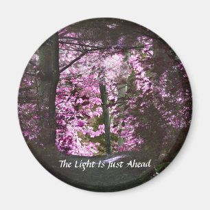 Licht auf dem Weg Inspiration Magnet