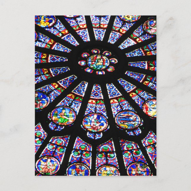 Licht aus Glas Postkarte (Vorderseite)