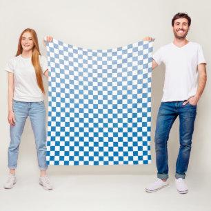 Licht bis dunkelblaue Strahlung Prüfmuster Fleecedecke