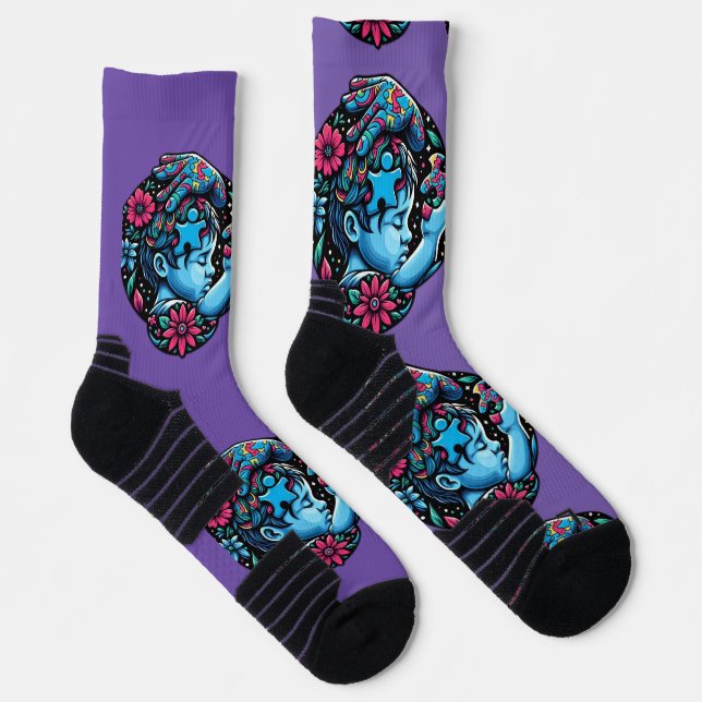 Licht: Das Rätsel des Autismus Socken (Rechts)