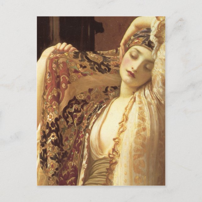 Licht der Harem - Lord Frederick Leighton Postkarte (Vorderseite)