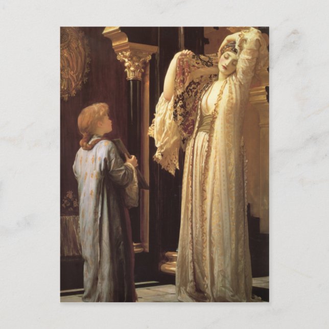 Licht der Harem - Lord Frederick Leighton Postkarte (Vorderseite)