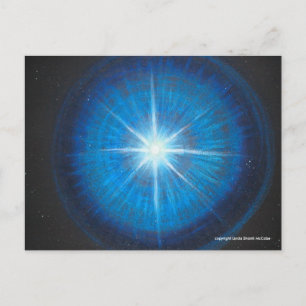 Licht der Intuition Bejahung Postkarte