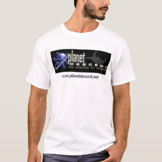 Licht der Planeten-Abfall-Fahnen-T T-Shirt