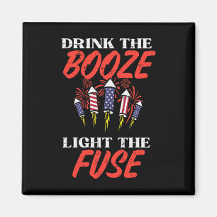 Licht der Sicherung Feuerwerk lustig 4. Juli. Magnet