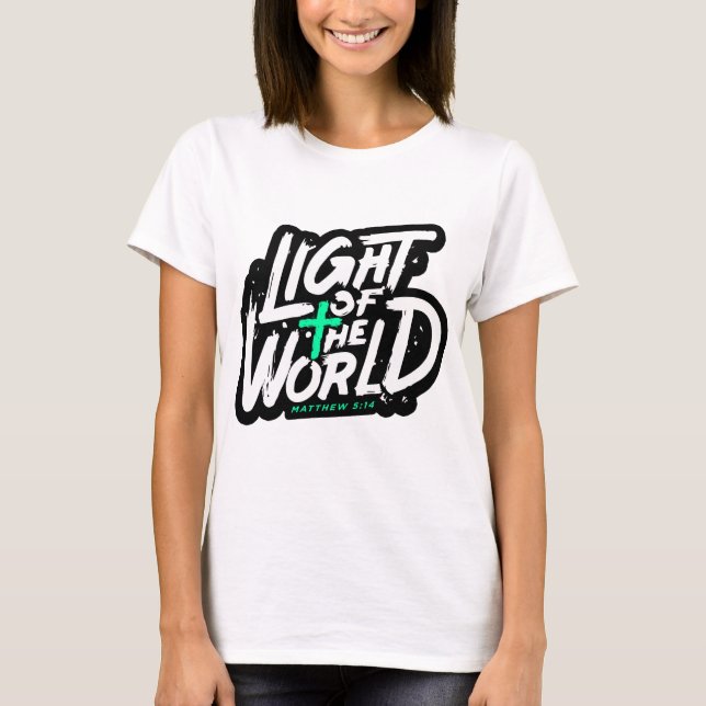 Licht der Welt mathematisch 5:14 T-Shirt (Vorderseite)