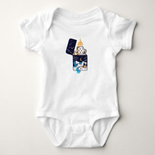 Licht des Universums Baby Strampler
