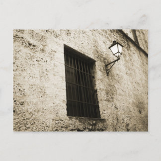 Licht durch die Bars Postkarte