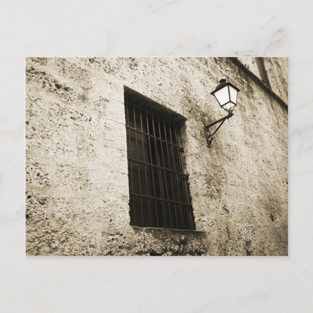 Licht durch die Bars Postkarte (Vorderseite)