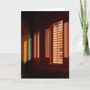 Licht durch Mesh-Fensteröffnungen Karte