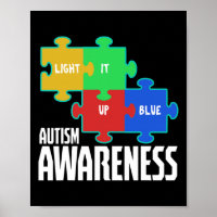 Licht es auf blaues Puzzle Inspiration Autismus Aw