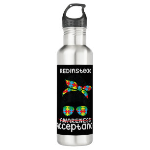 Licht es auf Rotes Shirt, Rotes statt Shirt, Autis Edelstahlflasche