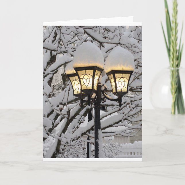 Licht Feiertagskarte (Vorderseite)